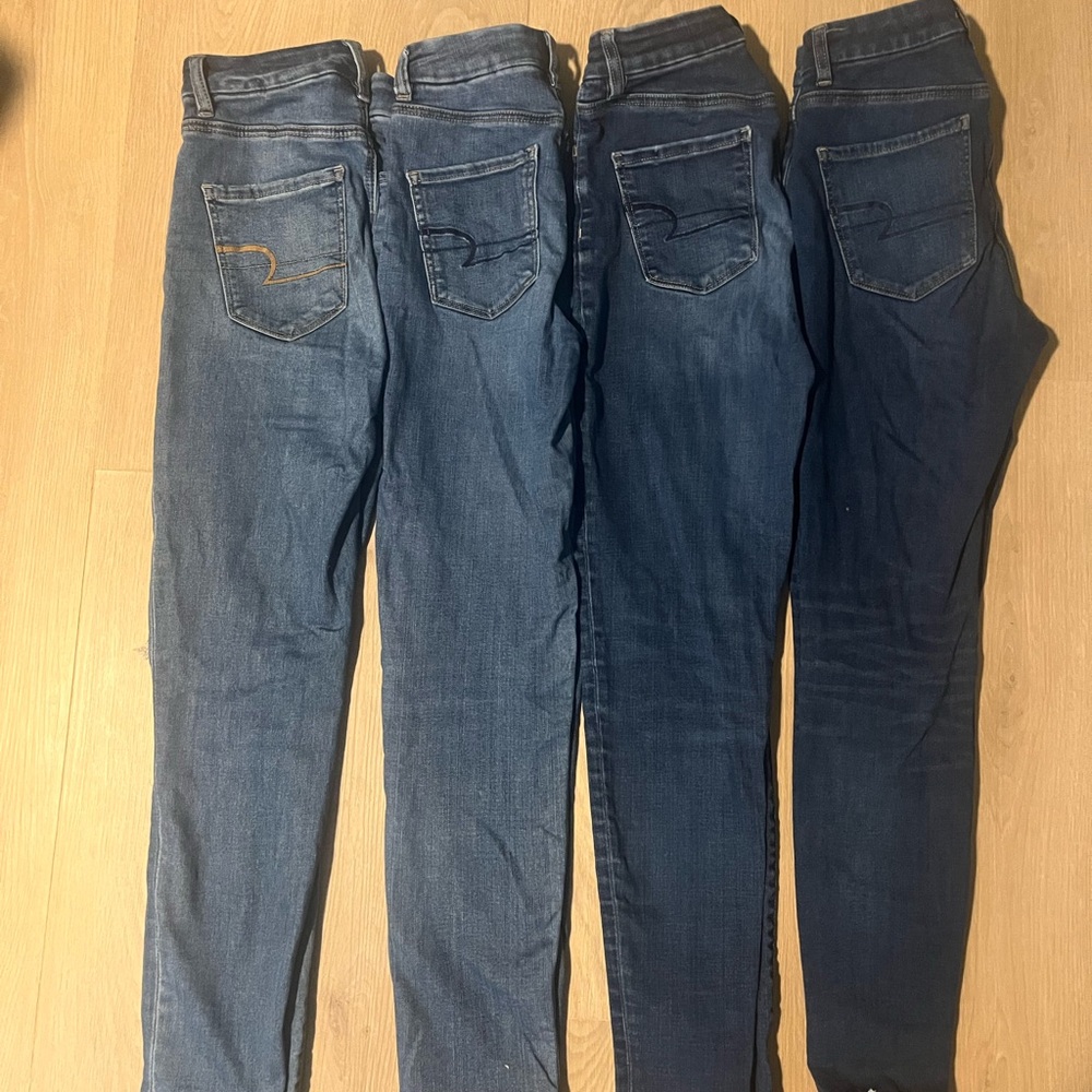 American Eagle Curvy Hi-Rise Jegging - size 0